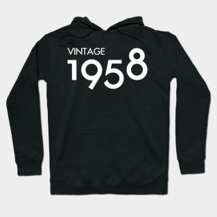 Vintage 1958 Gift 62nd Birthday Party Hoodie